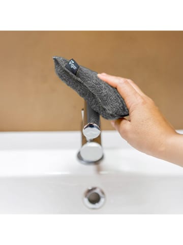 Vigar 4-delige set: reinigingssponzen "Rengø" oranje/grijs/blauw - (L)13 x (B)9 cm