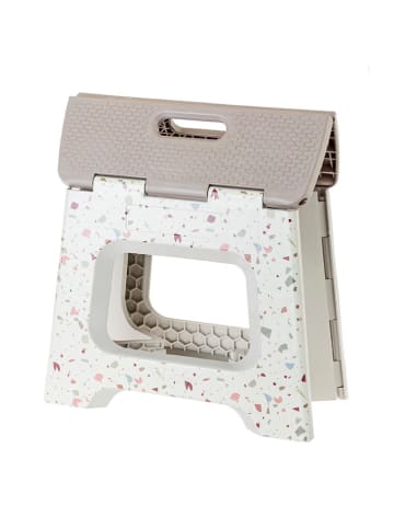 Vigar Hocker w kolorze szarym ze wzorem - wys. 27 cm