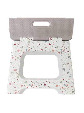 Vigar Hocker w kolorze szarym ze wzorem - wys. 27 cm