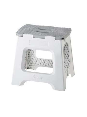 Vigar Vouwbare kruk grijs - (B)34 x (H)32 x (D)28 cm