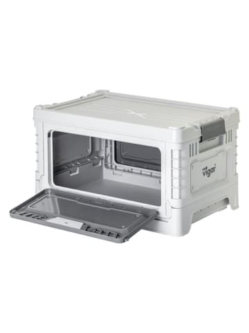 Vigar Aufbewahrungskiste ''Compact'' in Weiß/ Grau - (B)44,5 x (H)28,5 x (T)25,5 cm