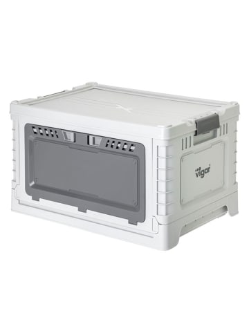 Vigar Aufbewahrungskiste ''Compact'' in Weiß/ Grau - (B)56 x (H)32 x (T)36,5 cm
