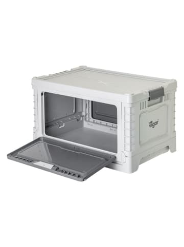 Vigar Opbergkist "Compact" wit/grijs - (B)56 x (H)32 x (D)36,5 cm