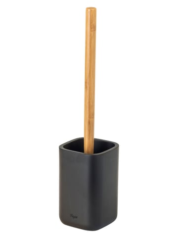 Vigar Zestaw WC "Zense" w kolorze czarnym - 8,7 x 37,2 x 8,7 cm