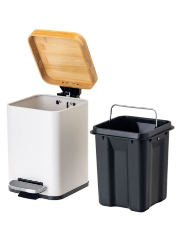 Vigar Cosmeticapedaalemmer "Zense" wit - 3 l