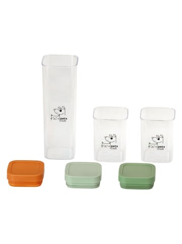 Vigar 3-częściowy zestaw "Pets" w kolorze pomarańczowo-zielonym