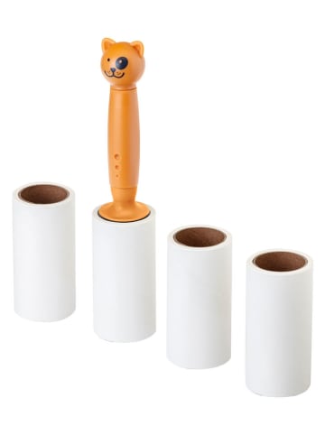 Vigar 5tlg. Fusselrollen-Set ''Pets'' in Orange - (H)24 cm