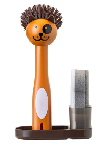 Vigar 3tlg. Set: Spülorganizer "Pets" in Orange - (B)13,5 x (H)23 x (T)8 cm
