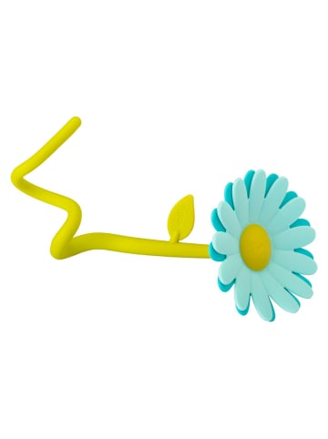 Vigar 4-delige set: rietjes "Flower" meerkleurig - (H)29 cm