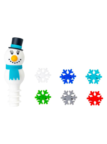 Vigar 7-delige wijnset "Snowman" meerkleurig