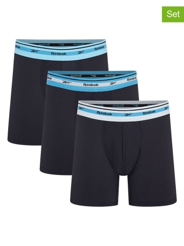 Reebok 3er-Set: Boxershorts "Abbot" in Schwarz