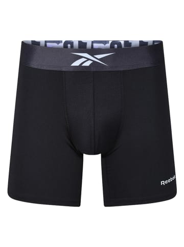 Reebok 3er-Set: Boxershorts in Schwarz/ Grau