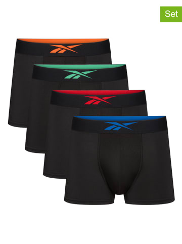 Reebok Bokserki (4 pary) w kolorze czarnym
