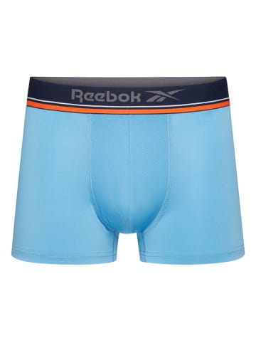 Reebok 4er-Set: Boxershorts in Dunkelblau/ Hellblau/ Grau
