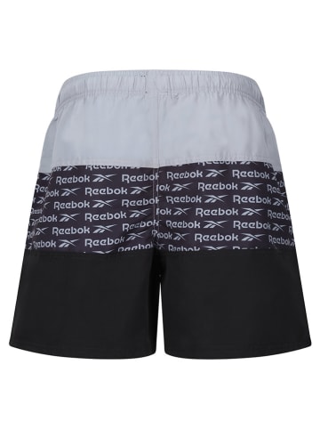 Reebok Szorty kąpielowe "Albie" w kolorze czarno-szarym