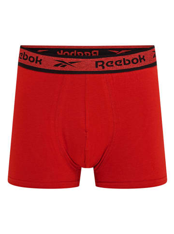 Reebok Bokserki (3 pary) w kolorze szarym, czerwonym i niebieskim