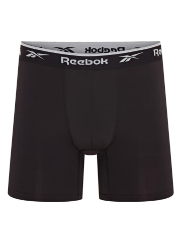 Reebok 3er-Set: Boxershorts "Ainslie" in Schwarz/ Grau/ Weiß