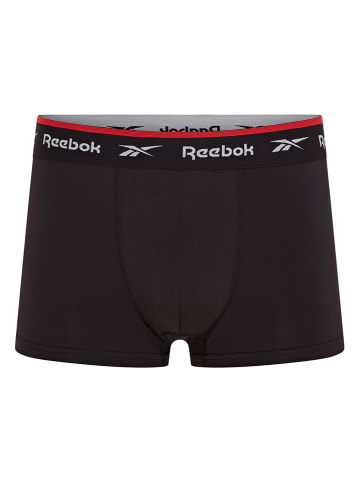 Reebok 3er-Set: Boxershorts "Redgrave" in Schwarz/ Grau