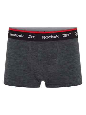 Reebok Bokserki (3 pary) "Redgrave" w kolorze czarno-szarym