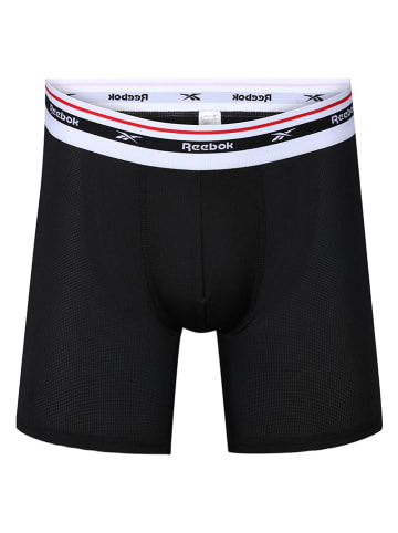 Reebok Bokserki (3 pary) "Finlo" w kolorze czarnym, białym i szarym