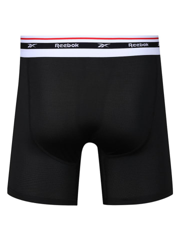 Reebok Bokserki (3 pary) "Finlo" w kolorze czarnym, białym i szarym