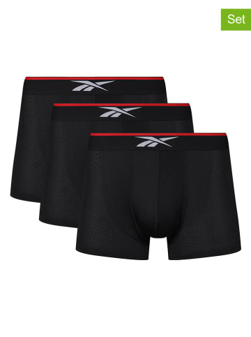 Reebok 3er-Set: Boxershorts "Glynn" in Schwarz