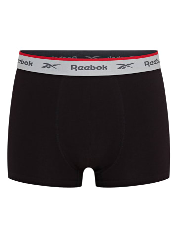 Reebok Bokserki (3 pary) "Ovett" w kolorze czarnym, białym i szarym