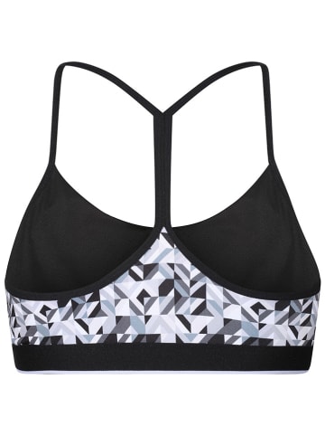 Reebok Biustonosz sportowy "Cita" w kolorze czarno-szarym