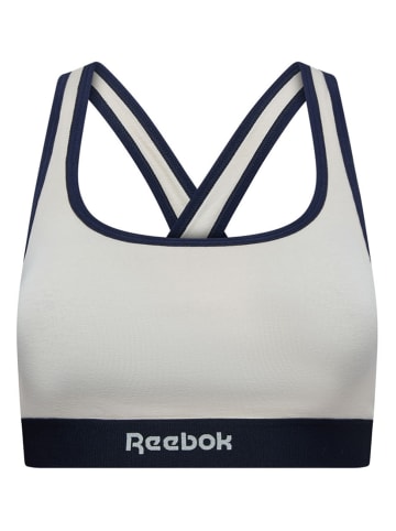 Reebok Biustonosz sportowy "Jala" w kolorze czarno-kremowym
