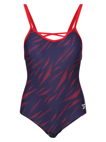 Reebok Strój kąpielowy "Lidia" w kolorze granatowym