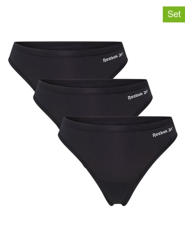 Reebok 3er-Set: Strings "Serena" in Schwarz