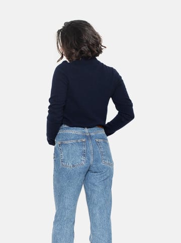 AUTHENTIC CASHMERE Kaschmir-Rollkragenpullover "Bise" in Dunkelblau