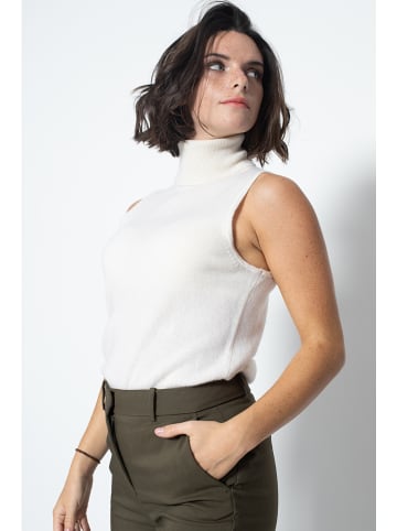 AUTHENTIC CASHMERE Kaschmit-Pullunder "Capucin" in Weiß