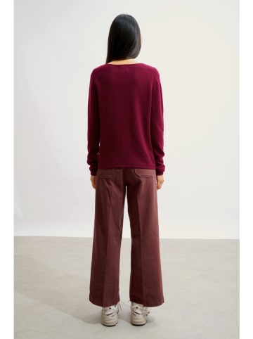 AUTHENTIC CASHMERE Kaschmir-Cardigan "Chalais" in Bordeaux