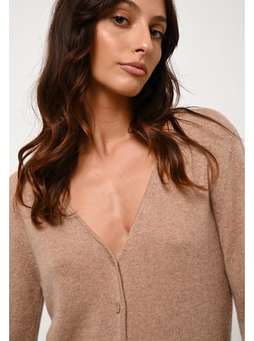 AUTHENTIC CASHMERE Kaszmirowy kardigan "Chalais" w kolorze beżowym