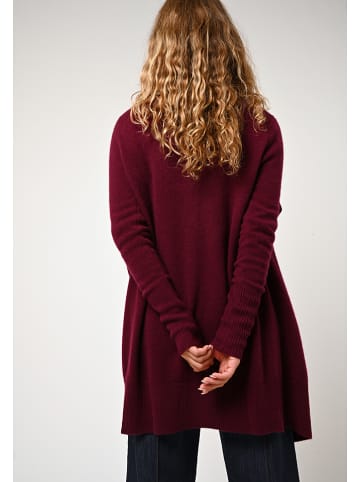 AUTHENTIC CASHMERE Kaszmirowy kardigan "Chésery" w kolorze bordowym