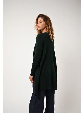 AUTHENTIC CASHMERE Kaszmirowy kardigan "Chésery" w kolorze ciemnozielonym