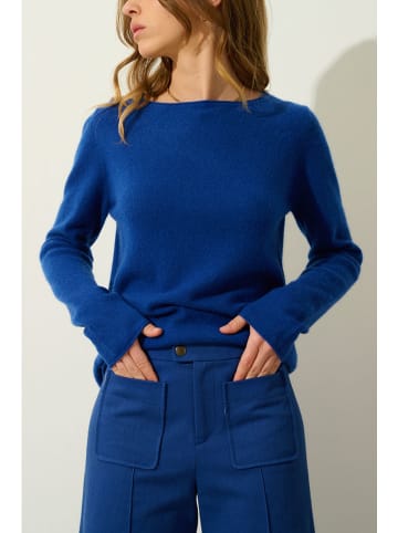 AUTHENTIC CASHMERE Kaszmirowy sweter "Criou" w kolorze niebieskim