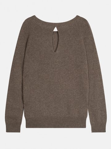 AUTHENTIC CASHMERE Kaszmirowy sweter "Dibona" w kolorze ciemnobrązowym