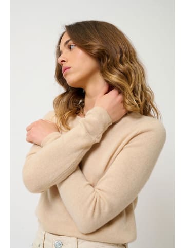 AUTHENTIC CASHMERE Kaszmirowy sweter "Epena" w kolorze beżowym