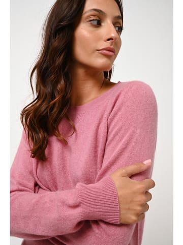 AUTHENTIC CASHMERE Kasjmieren trui "Etret" lichtroze