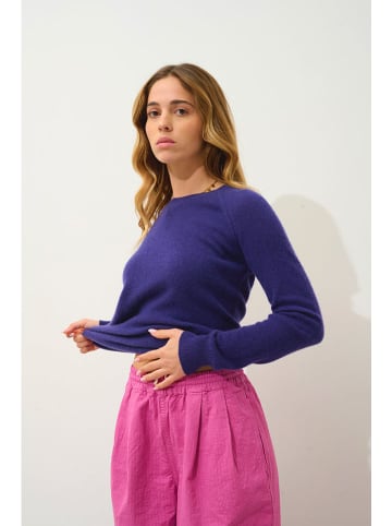 AUTHENTIC CASHMERE Kasjmieren trui "Etret" paars