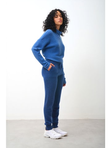 AUTHENTIC CASHMERE Kaszmirowe spodnie "Ferrand" w kolorze niebieskim