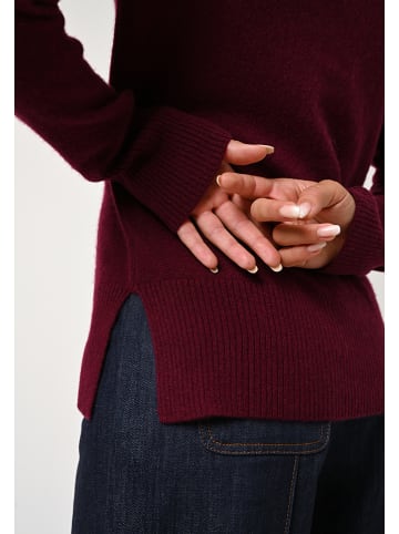 AUTHENTIC CASHMERE Kaszmirowy golf "Fornet" w kolorze bordowym