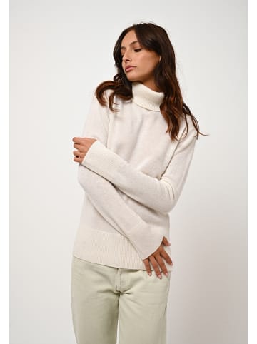 AUTHENTIC CASHMERE Kaszmirowy golf "Fornet" w kolorze kremowym