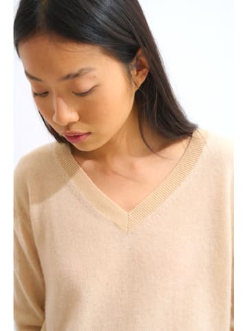 AUTHENTIC CASHMERE Kaszmirowy sweter "Gardoria" w kolorze beżowym