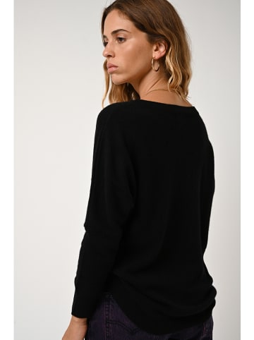 AUTHENTIC CASHMERE Kaszmirowy sweter "Goléon" w kolorze czarnym