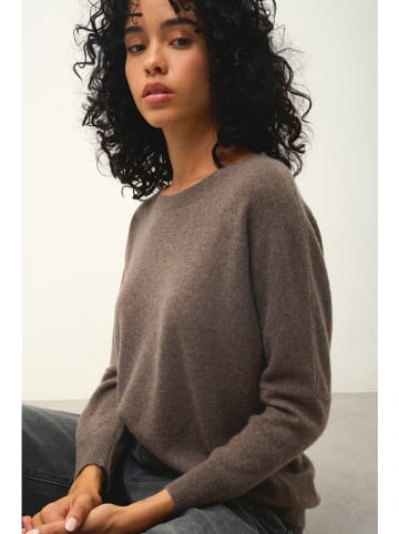 AUTHENTIC CASHMERE Kaschmir-Pullover "Goléon" in Braun