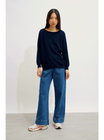 AUTHENTIC CASHMERE Kaschmir-Pullover "Goléon" in Dunkelblau