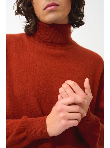 AUTHENTIC CASHMERE Kaschmir-Rollkragenpullover "Bange" in Braun